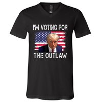 I’M Voting For The Outlaw Donald Trump V-Neck T-Shirt