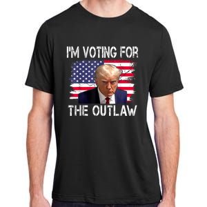 I’M Voting For The Outlaw Donald Trump Adult ChromaSoft Performance T-Shirt