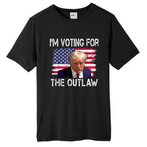 I’M Voting For The Outlaw Donald Trump Tall Fusion ChromaSoft Performance T-Shirt