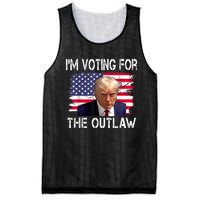 I’M Voting For The Outlaw Donald Trump Mesh Reversible Basketball Jersey Tank