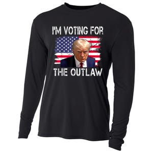 I’M Voting For The Outlaw Donald Trump Cooling Performance Long Sleeve Crew