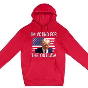 I’M Voting For The Outlaw Donald Trump Premium Pullover Hoodie