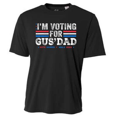 IM Voting For Gus Dad Vote Kamala Harris Walz 2024 Cooling Performance Crew T-Shirt