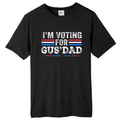 IM Voting For Gus Dad Vote Kamala Harris Walz 2024 Tall Fusion ChromaSoft Performance T-Shirt