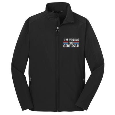 IM Voting For Gus Dad Vote Kamala Harris Walz 2024 Core Soft Shell Jacket