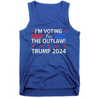 Im Voting For The Outlaw Funny Pro Trump 2024 Election Tank Top