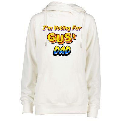 IM Voting For GusS Dad Womens Funnel Neck Pullover Hood