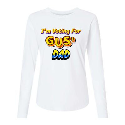 IM Voting For GusS Dad Womens Cotton Relaxed Long Sleeve T-Shirt