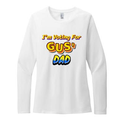 IM Voting For GusS Dad Womens CVC Long Sleeve Shirt