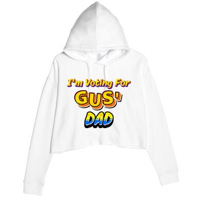 IM Voting For GusS Dad Crop Fleece Hoodie