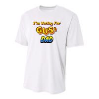 IM Voting For GusS Dad Youth Performance Sprint T-Shirt