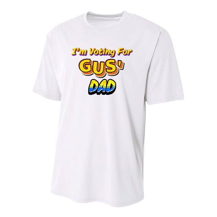 IM Voting For GusS Dad Youth Performance Sprint T-Shirt