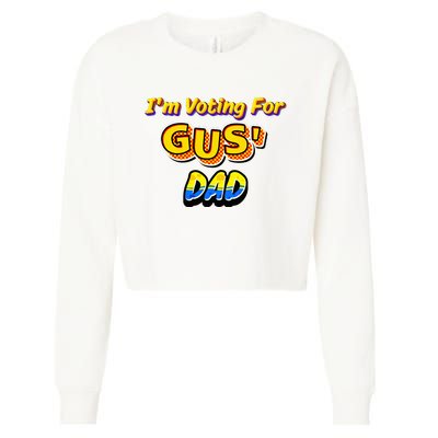 IM Voting For GusS Dad Cropped Pullover Crew