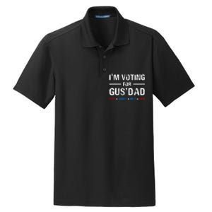 IM Voting For Gus Dad Vote Harris Walz 2024 Dry Zone Grid Polo