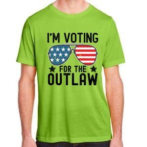 IM Voting For The Outlaw Gift Fourth Of July Trump 2032 Meaningful Gift Adult ChromaSoft Performance T-Shirt