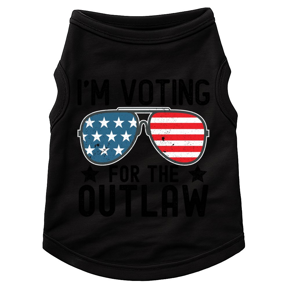 IM Voting For The Outlaw Gift Fourth Of July Trump 2032 Meaningful Gift Doggie Tank