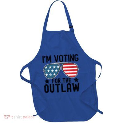 IM Voting For The Outlaw Gift Fourth Of July Trump 2032 Meaningful Gift Apron