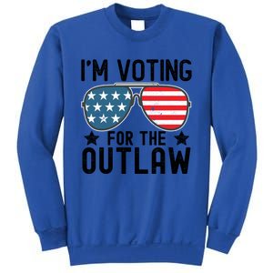 IM Voting For The Outlaw Gift Fourth Of July Trump 2032 Meaningful Gift Sweatshirt