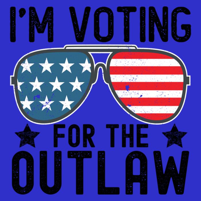 IM Voting For The Outlaw Gift Fourth Of July Trump 2032 Meaningful Gift Sweatshirt