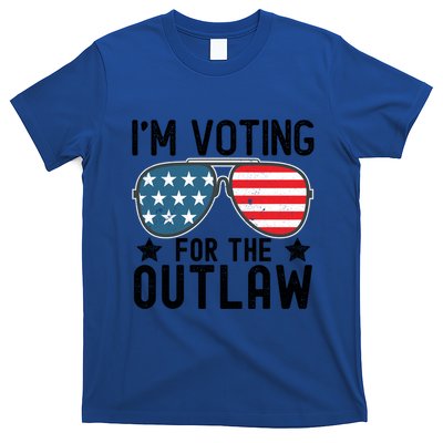 IM Voting For The Outlaw Gift Fourth Of July Trump 2032 Meaningful Gift T-Shirt