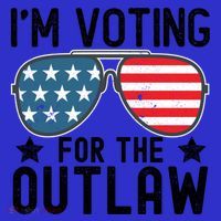 IM Voting For The Outlaw Gift Fourth Of July Trump 2032 Meaningful Gift Baby Bodysuit