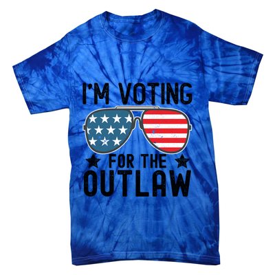 IM Voting For The Outlaw Gift Fourth Of July Trump 2032 Meaningful Gift Tie-Dye T-Shirt