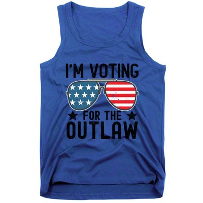 IM Voting For The Outlaw Gift Fourth Of July Trump 2032 Meaningful Gift Tank Top
