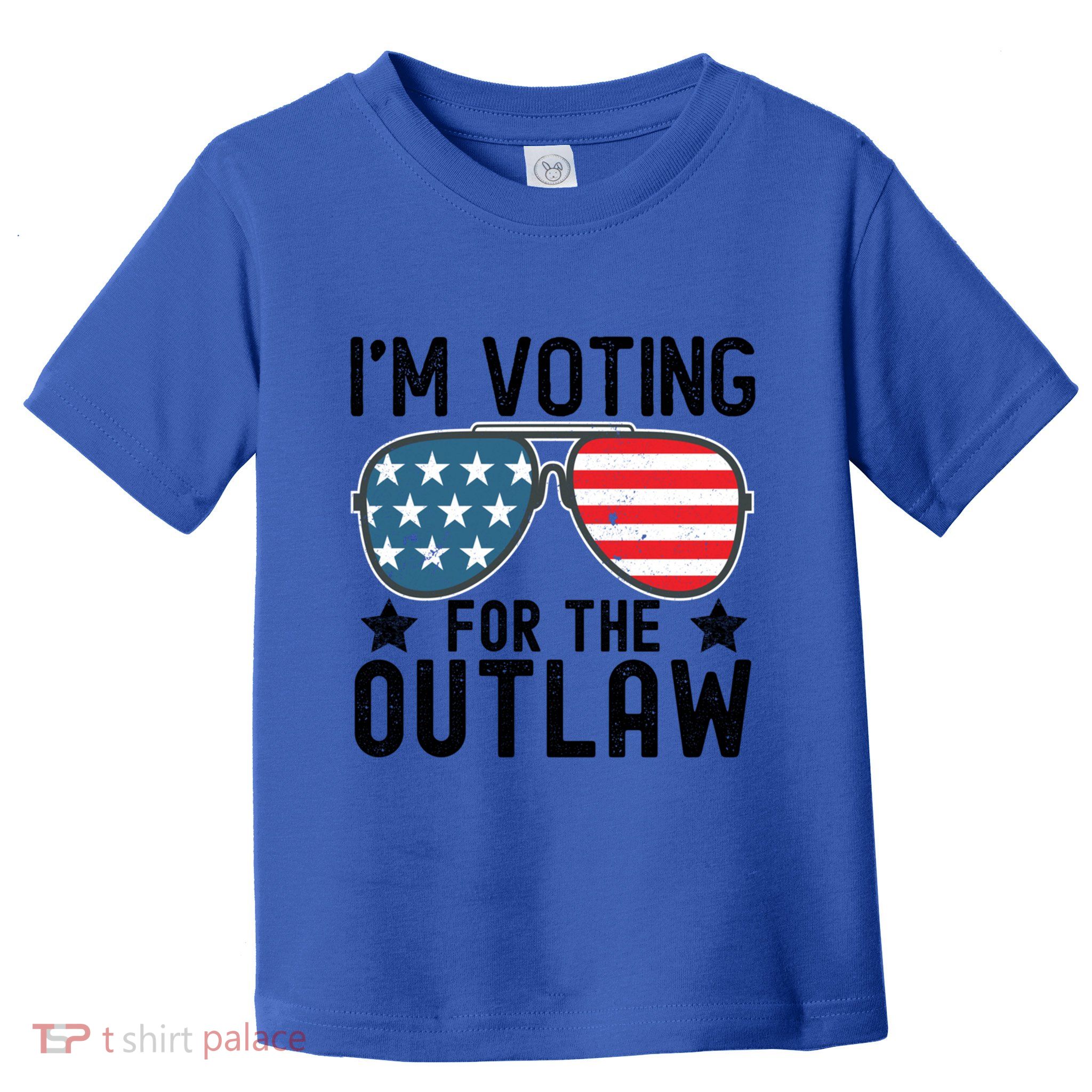 IM Voting For The Outlaw Gift Fourth Of July Trump 2032 Meaningful Gift Toddler T-Shirt