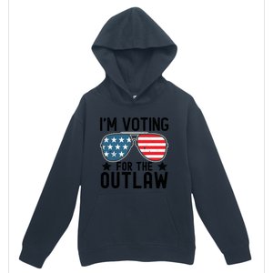 IM Voting For The Outlaw Gift Fourth Of July Trump 2032 Meaningful Gift Urban Pullover Hoodie