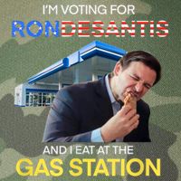 I’m Voting For Ron Desantis And I Eat At The Gas Station Legacy Tie Dye Trucker Hat