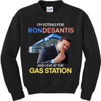 I’m Voting For Ron Desantis And I Eat At The Gas Station Kids Sweatshirt