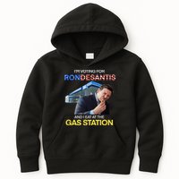 I’m Voting For Ron Desantis And I Eat At The Gas Station Kids Hoodie
