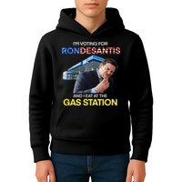 I’m Voting For Ron Desantis And I Eat At The Gas Station Kids Hoodie