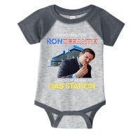 I’m Voting For Ron Desantis And I Eat At The Gas Station Infant Baby Jersey Bodysuit