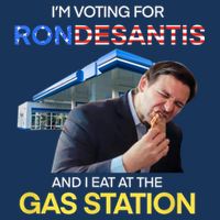 I’m Voting For Ron Desantis And I Eat At The Gas Station Infant Baby Jersey Bodysuit