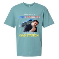 I’m Voting For Ron Desantis And I Eat At The Gas Station Sueded Cloud Jersey T-Shirt
