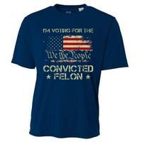 IM Voting For The Convicted Felon Funny 2024 Cooling Performance Crew T-Shirt