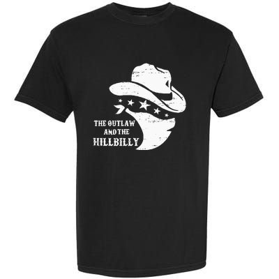 IM Voting For The Outlaw And The Hillbilly 2024 Cowboy Garment-Dyed Heavyweight T-Shirt