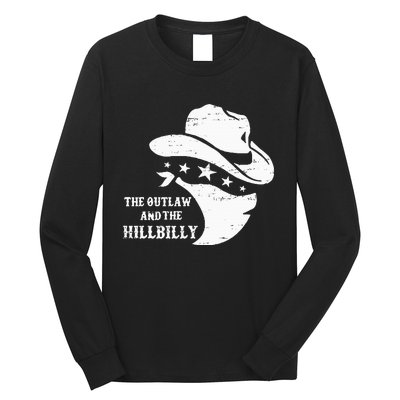 IM Voting For The Outlaw And The Hillbilly 2024 Cowboy Long Sleeve Shirt