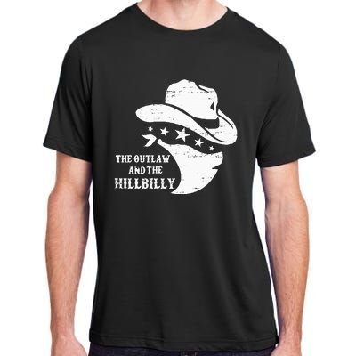 IM Voting For The Outlaw And The Hillbilly 2024 Cowboy Adult ChromaSoft Performance T-Shirt