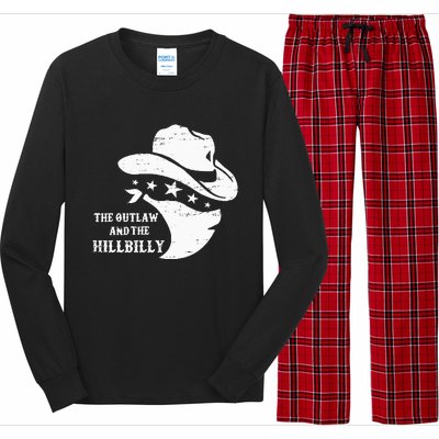 IM Voting For The Outlaw And The Hillbilly 2024 Cowboy Long Sleeve Pajama Set