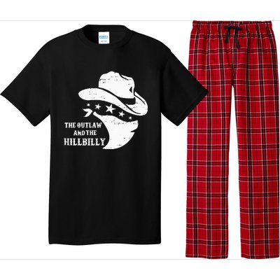 IM Voting For The Outlaw And The Hillbilly 2024 Cowboy Pajama Set