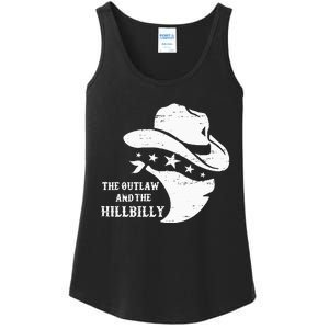 IM Voting For The Outlaw And The Hillbilly 2024 Cowboy Ladies Essential Tank