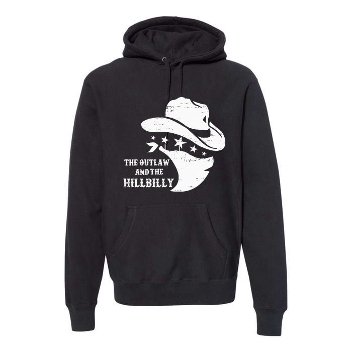 IM Voting For The Outlaw And The Hillbilly 2024 Cowboy Premium Hoodie