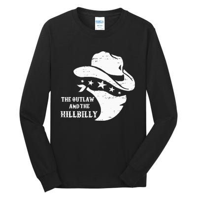 IM Voting For The Outlaw And The Hillbilly 2024 Cowboy Tall Long Sleeve T-Shirt