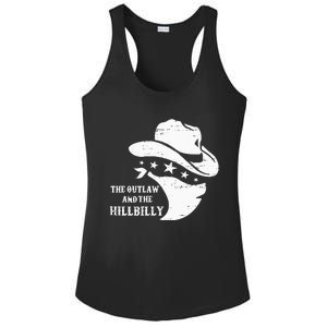 IM Voting For The Outlaw And The Hillbilly 2024 Cowboy Ladies PosiCharge Competitor Racerback Tank