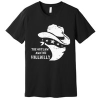 IM Voting For The Outlaw And The Hillbilly 2024 Cowboy Premium T-Shirt