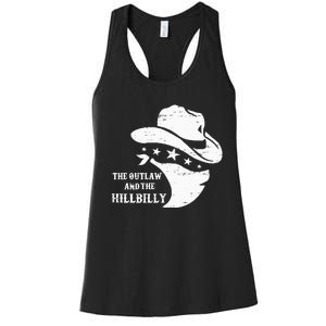 IM Voting For The Outlaw And The Hillbilly 2024 Cowboy Women's Racerback Tank