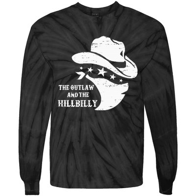 IM Voting For The Outlaw And The Hillbilly 2024 Cowboy Tie-Dye Long Sleeve Shirt