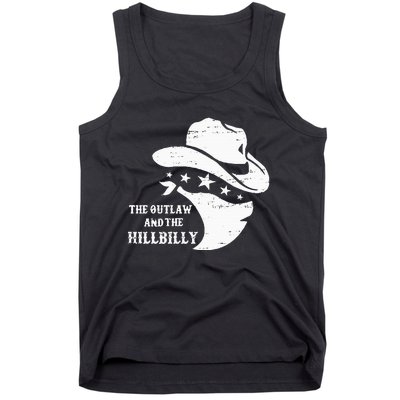 IM Voting For The Outlaw And The Hillbilly 2024 Cowboy Tank Top